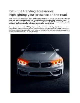 drl the trending accessories highlighting your