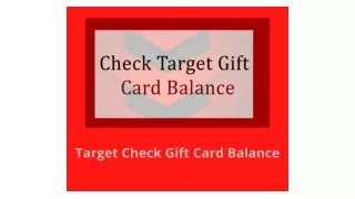 Target Card Balance | Target Check Gift Card Balance