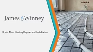 Under Floor Heating Repairs and Installation