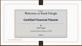 Sunil Chugh Mississauga - Certified Financial Planner