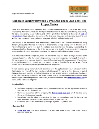 blog 1 sensomaticloadcell net