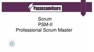 scrum psm ii professional scrum master