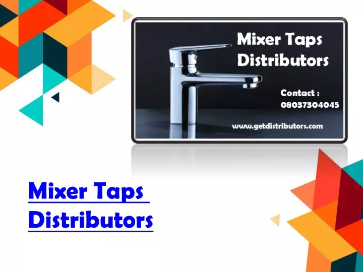 mixer taps distributors