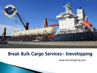 break bulk cargo services kievshipping