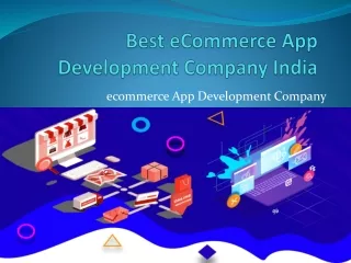 Best eCommerce App Development Company India