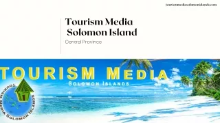 Solomon Islands Tourism