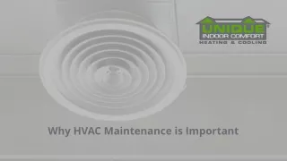 Why HVAC Maintenance is Important