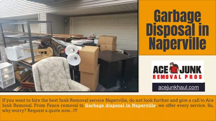 garbage disposal in naperville