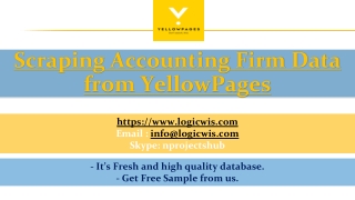 scraping accounting firm data from yellowpages