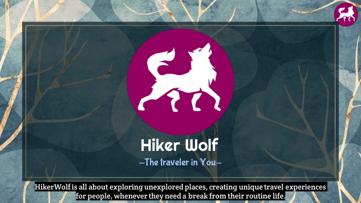 hiker wolf the traveler in you