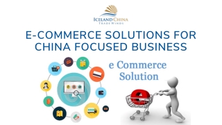 Choose The Best E-commerce Solution For China Focused Business