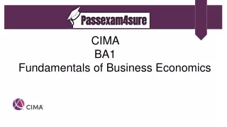 cima ba1 fundamentals of business economics