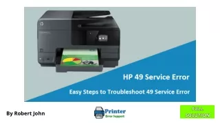 Guide to resolve Hp Printer Error 49