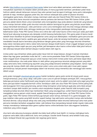 Aturan Daftar Poker PKV Games Online Berbermain Seperti Professional Hanya Sama 9 Panduan Ini