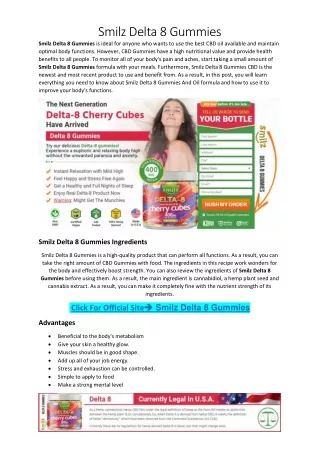 smilz delta 8 gummies smilz delta 8 gummies