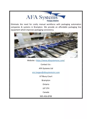 eliminate the need for costly manual workforce