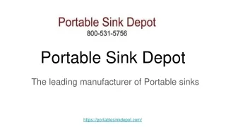 Portable Sinks | Portable Hand Washing Sink - Portable Sink Depot