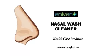 Buy Nasal Wash Cleaner Online at EnlivenPlus