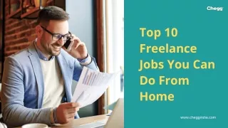 top 10 freelance jobs you can do from home