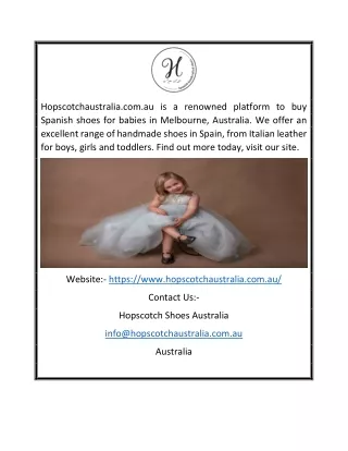 Baby Shoes Melbourne | Hopscotchaustralia.com.au