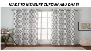 made to measure curtain abu dhabi