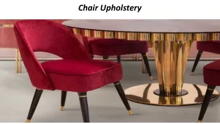 chair upholstery