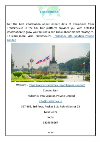 get the best information about import data