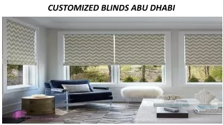 customized blinds abu dhabi