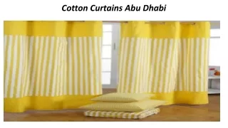 cotton curtains abu dhabi