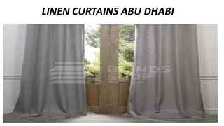 linen curtains abu dhabi