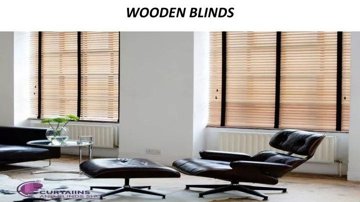 wooden blinds