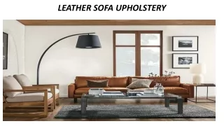 leather sofa upholstery