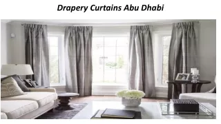 drapery curtains abu dhabi