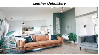 leather upholstery