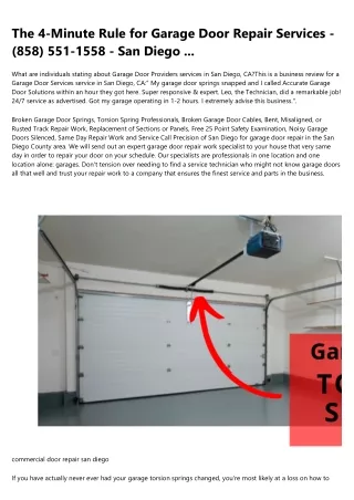 3 Common Reasons Why Your http://www.radfordgaragedoor.com/ Isn't Working (And How To Fix It)