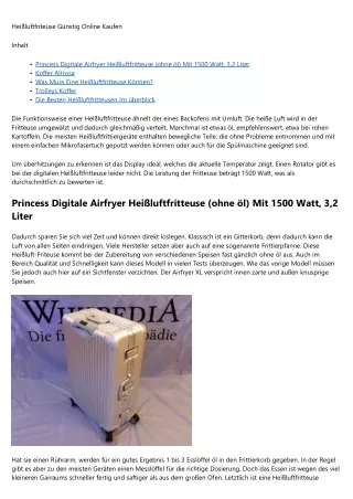 hei luftfriteuse g nstig online kaufen