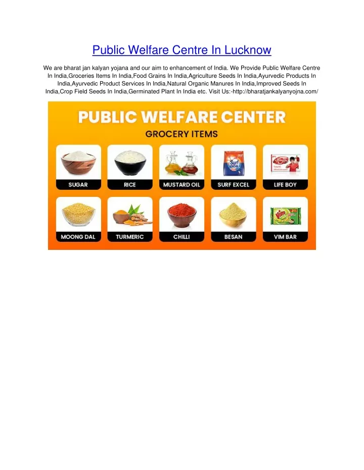 public welfare centre in lucknow