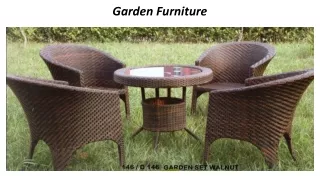 garden furniture