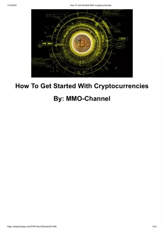 How To Get Started With Cryptocurrency