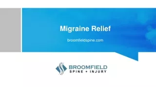 Migraine Relief | Broomfield Spine and Injury
