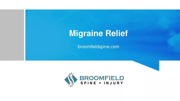 migraine relief