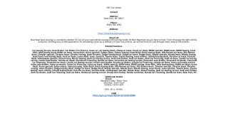 nyc car leases contact address new york ny 10017