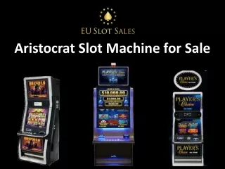Aristocrat Slot Machine for Sale
