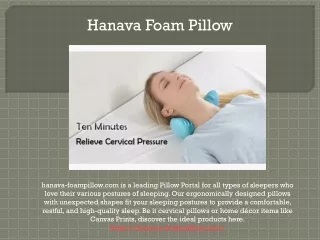 Stomach sleeping pillow