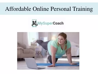 Affordable Online Personal Training