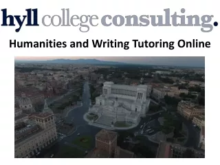 Humanities and Writing Tutoring Online