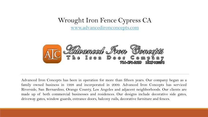 wrought iron fence cypress