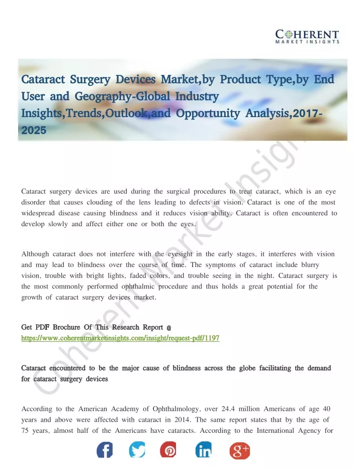 cataract surgery devices market by product type