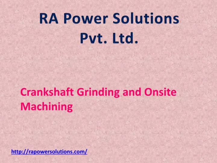 ra power solutions pvt ltd