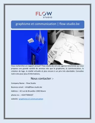 graphisme et communication | flow-studio.be